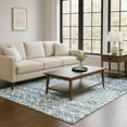 thumbnail image 1 of Addison Rugs Mayfield Premium Machine Washable Transitional Geometric Blue Rectangle Rug, 9' x 12', 1 of 7
