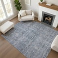 thumbnail image 1 of Addison Rugs Mayfield Premium Machine Washable Transitional Geometric Blue Rectangle Rug, 9' x 12', 1 of 7