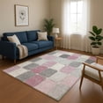 thumbnail image 1 of Addison Rugs Mayfield Premium Machine Washable Transitional Geometric Blush Rectangle Rug, 10' x 14', 1 of 7