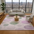 thumbnail image 1 of Addison Rugs Mayfield Premium Machine Washable Transitional Geometric Blush Rectangle Rug, 2'6" x 3'10", 1 of 7