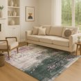 thumbnail image 1 of Addison Rugs Mayfield Premium Machine Washable Transitional Geometric Blush Rectangle Rug, 5' x 7'6", 1 of 7