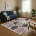 thumbnail image 1 of Addison Rugs Mayfield Premium Machine Washable Transitional Geometric Blush Rectangle Rug, 5' x 7'6", 1 of 7