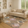 thumbnail image 1 of Addison Rugs Mayfield Premium Machine Washable Transitional Geometric Brown Rectangle Rug, 2'6" x 3'10", 1 of 7