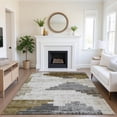 thumbnail image 1 of Addison Rugs Mayfield Premium Machine Washable Transitional Geometric Brown Rectangle Rug, 5' x 7'6", 1 of 7