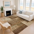 thumbnail image 1 of Addison Rugs Mayfield Premium Machine Washable Transitional Geometric Brown Rectangle Rug, 8' x 10', 1 of 6