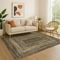 thumbnail image 1 of Addison Rugs Mayfield Premium Machine Washable Transitional Geometric Brown Rectangle Rug, 8' x 10', 1 of 7