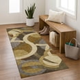 thumbnail image 1 of Addison Rugs Mayfield Premium Machine Washable Transitional Geometric Brown Runner Rug, 2'3" x 7'6", 1 of 6