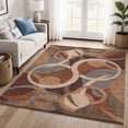 thumbnail image 1 of Addison Rugs Mayfield Premium Machine Washable Transitional Geometric Burgundy Rectangle Rug, 8' x 10', 1 of 6