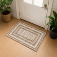 thumbnail image 1 of Addison Rugs Mayfield Premium Machine Washable Transitional Geometric Chocolate Rectangle Rug, 1'8" x 2'6", 1 of 6