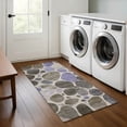thumbnail image 1 of Addison Rugs Mayfield Premium Machine Washable Transitional Geometric Chocolate Runner Rug, 2'3" x 7'6", 1 of 6