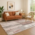 thumbnail image 1 of Addison Rugs Mayfield Premium Machine Washable Transitional Geometric Copper Rectangle Rug, 2'6" x 3'10", 1 of 7