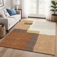 thumbnail image 1 of Addison Rugs Mayfield Premium Machine Washable Transitional Geometric Copper Rectangle Rug, 9' x 12', 1 of 6