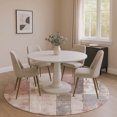 thumbnail image 1 of Addison Rugs Mayfield Premium Machine Washable Transitional Geometric Copper Round Rug, 8' x 8', 1 of 6
