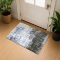 thumbnail image 1 of Addison Rugs Mayfield Premium Machine Washable Transitional Geometric Denim Rectangle Rug, 1'8" x 2'6", 1 of 6