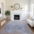 thumbnail image 1 of Addison Rugs Mayfield Premium Machine Washable Transitional Geometric Denim Rectangle Rug, 8' x 10', 1 of 7