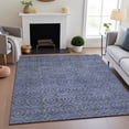 thumbnail image 1 of Addison Rugs Mayfield Premium Machine Washable Transitional Geometric Denim Rectangle Rug, 9' x 12', 1 of 6
