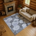 thumbnail image 1 of Addison Rugs Mayfield Premium Machine Washable Transitional Geometric Denim Rectangle Rug, 9' x 12', 1 of 7