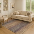 thumbnail image 1 of Addison Rugs Mayfield Premium Machine Washable Transitional Geometric Eggplant Rectangle Rug, 9' x 12', 1 of 7