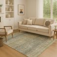 thumbnail image 1 of Addison Rugs Mayfield Premium Machine Washable Transitional Geometric Fern Rectangle Rug, 2'6" x 3'10", 1 of 7