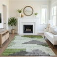 thumbnail image 1 of Addison Rugs Mayfield Premium Machine Washable Transitional Geometric Fern Rectangle Rug, 3' x 5', 1 of 7