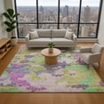 thumbnail image 1 of Addison Rugs Mayfield Premium Machine Washable Transitional Geometric Fern Rectangle Rug, 5' x 7'6", 1 of 7