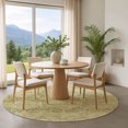 thumbnail image 1 of Addison Rugs Mayfield Premium Machine Washable Transitional Geometric Fern Round Rug, 8' x 8', 1 of 6