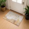 thumbnail image 1 of Addison Rugs Mayfield Premium Machine Washable Transitional Geometric Gold Rectangle Rug, 1'8" x 2'6", 1 of 6