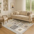 thumbnail image 1 of Addison Rugs Mayfield Premium Machine Washable Transitional Geometric Gray Rectangle Rug, 2'6" x 3'10", 1 of 7
