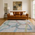 thumbnail image 1 of Addison Rugs Mayfield Premium Machine Washable Transitional Geometric Gray Rectangle Rug, 8' x 10', 1 of 6