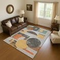 thumbnail image 1 of Addison Rugs Mayfield Premium Machine Washable Transitional Geometric Gray Rectangle Rug, 9' x 12', 1 of 7