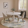 thumbnail image 1 of Addison Rugs Mayfield Premium Machine Washable Transitional Geometric Gray Round Rug, 8' x 8', 1 of 6