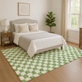 thumbnail image 1 of Addison Rugs Mayfield Premium Machine Washable Transitional Geometric Green Rectangle Rug, 3' x 5', 1 of 7
