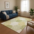 thumbnail image 1 of Addison Rugs Mayfield Premium Machine Washable Transitional Geometric Green Rectangle Rug, 5' x 7'6", 1 of 7