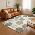 thumbnail image 1 of Addison Rugs Mayfield Premium Machine Washable Transitional Geometric Ivory Rectangle Rug, 10' x 14', 1 of 6