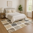 thumbnail image 1 of Addison Rugs Mayfield Premium Machine Washable Transitional Geometric Ivory Rectangle Rug, 2'6" x 3'10", 1 of 7
