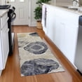 thumbnail image 1 of Addison Rugs Mayfield Premium Machine Washable Transitional Geometric Ivory Runner Rug, 2'3" x 7'6", 1 of 6