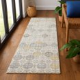 thumbnail image 1 of Addison Rugs Mayfield Premium Machine Washable Transitional Geometric Ivory Runner Rug, 2'3" x 7'6", 1 of 6
