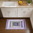 thumbnail image 1 of Addison Rugs Mayfield Premium Machine Washable Transitional Geometric Lavender Rectangle Rug, 1'8" x 2'6", 1 of 6