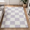 thumbnail image 1 of Addison Rugs Mayfield Premium Machine Washable Transitional Geometric Lavender Rectangle Rug, 3' x 5', 1 of 6