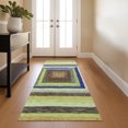 thumbnail image 1 of Addison Rugs Mayfield Premium Machine Washable Transitional Geometric Lime Runner Rug, 2'3" x 7'6", 1 of 6
