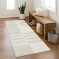 thumbnail image 1 of Addison Rugs Mayfield Premium Machine Washable Transitional Geometric Linen Runner Rug, 2'3" x 7'6", 1 of 6