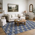 thumbnail image 1 of Addison Rugs Mayfield Premium Machine Washable Transitional Geometric Navy Rectangle Rug, 10' x 14', 1 of 6