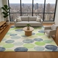 thumbnail image 1 of Addison Rugs Mayfield Premium Machine Washable Transitional Geometric Navy Rectangle Rug, 8' x 10', 1 of 7