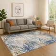 thumbnail image 1 of Addison Rugs Mayfield Premium Machine Washable Transitional Geometric Navy Rectangle Rug, 9' x 12', 1 of 6