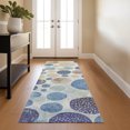 thumbnail image 1 of Addison Rugs Mayfield Premium Machine Washable Transitional Geometric Navy Runner Rug, 2'3" x 7'6", 1 of 6