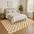 thumbnail image 1 of Addison Rugs Mayfield Premium Machine Washable Transitional Geometric Orange Rectangle Rug, 3' x 5', 1 of 7