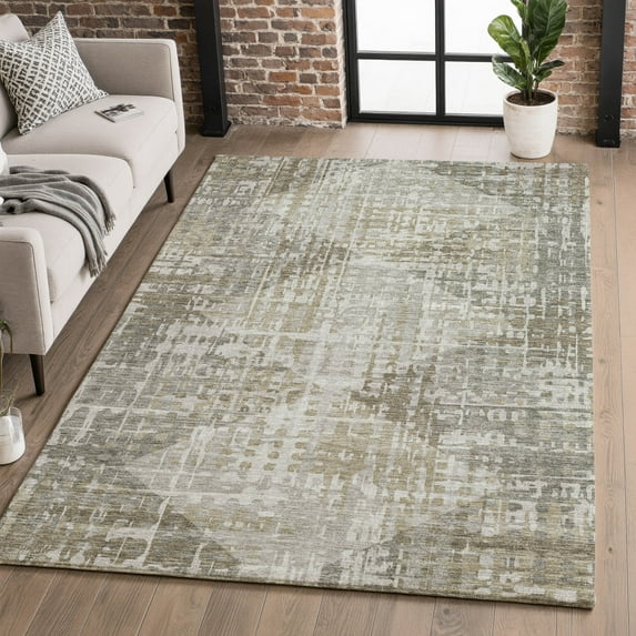 Addison Rugs Mayfield Premium Machine Washable Transitional Geometric Pewter Rectangle Rug, 3' X 5' Machine Washable Transitional Geometric Pewter Oversized Sherpa Throw Blanket