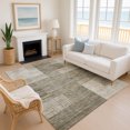 thumbnail image 1 of Addison Rugs Mayfield Premium Machine Washable Transitional Geometric Pewter Rectangle Rug, 5' x 7'6", 1 of 6