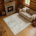 thumbnail image 1 of Addison Rugs Mayfield Premium Machine Washable Transitional Geometric Pewter Rectangle Rug, 9' x 12', 1 of 7