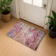 thumbnail image 1 of Addison Rugs Mayfield Premium Machine Washable Transitional Geometric Pink Rectangle Rug, 1'8" x 2'6", 1 of 6